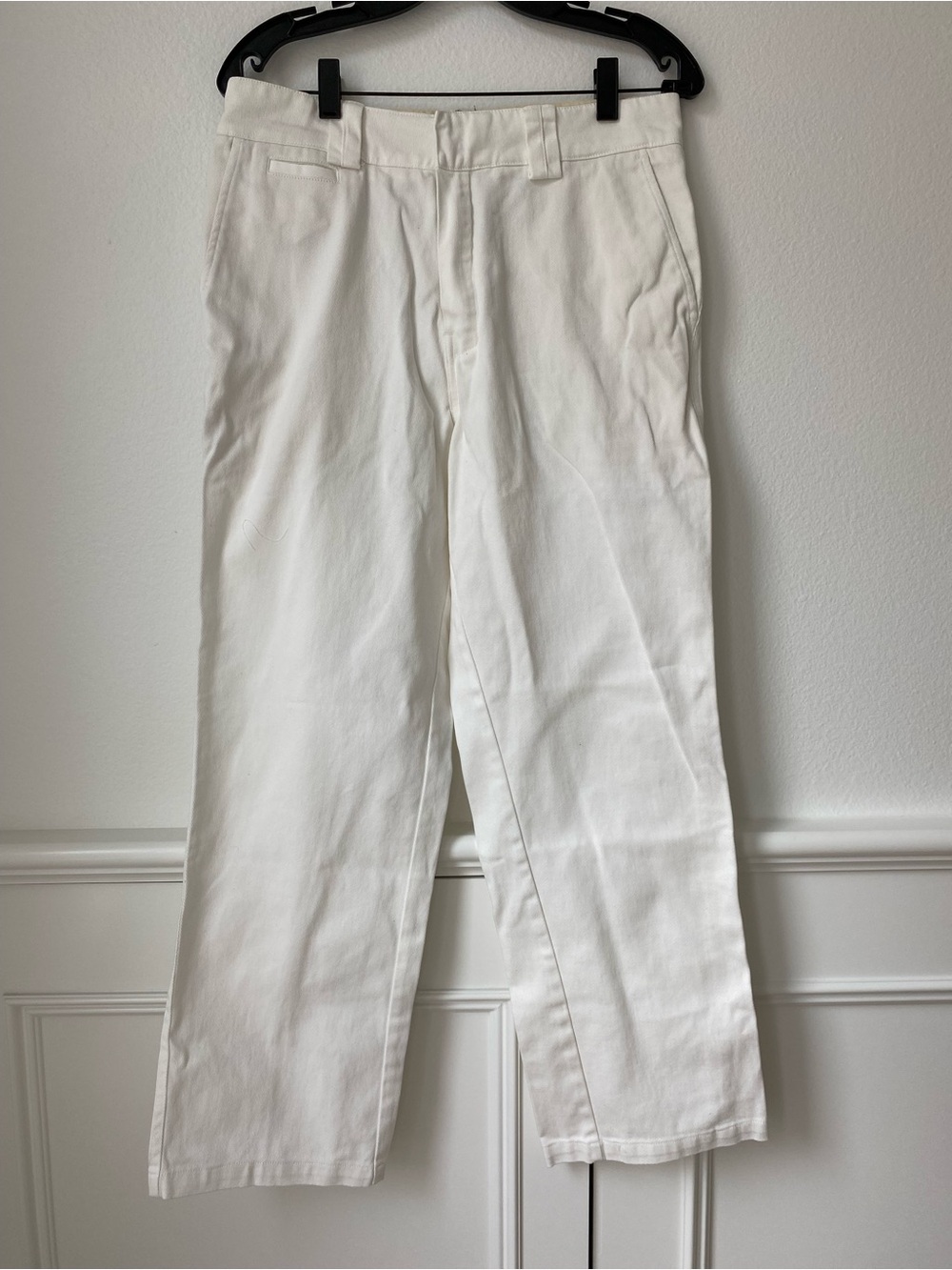 Deus Ex Machina Records Tokyo Men's Relaxed White Jeans